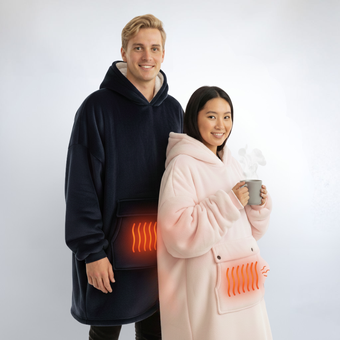 Oversized Opvarmet Hoodie