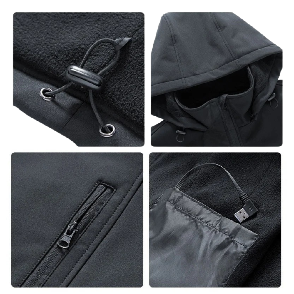 Opvarmet Softshell-jakke